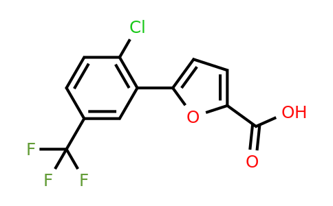 CAS 302911-88-2 | 5-(2-Chloro-5-(trifluoromethyl)phenyl)furan-2-carboxylic acid