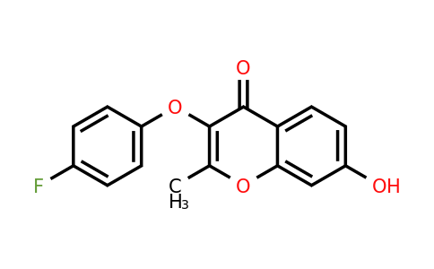 CAS 302918-20-3 | 3-(4-fluorophenoxy)-7-hydroxy-2-methyl-4H-chromen-4-one