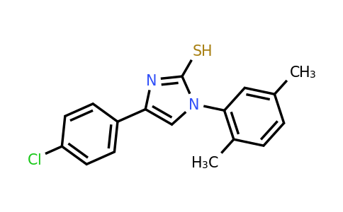 CAS 302938-49-4 | 4-(4-chlorophenyl)-1-(2,5-dimethylphenyl)-1H-imidazole-2-thiol