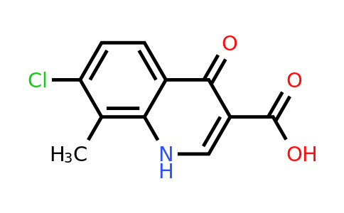 CAS 302949-00-4 | 7-Chloro-8-methyl-4-oxo-1,4-dihydroquinoline-3-carboxylic acid