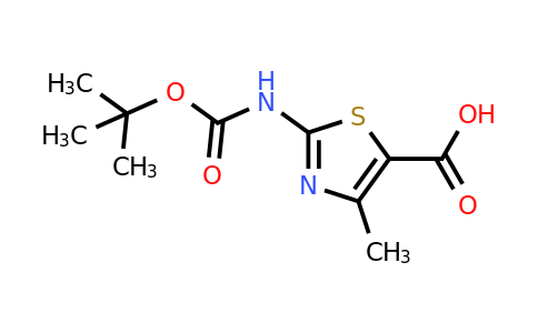 CAS 302963-94-6 | 2-{[(tert-butoxy)carbonyl]amino}-4-methyl-1,3-thiazole-5-carboxylic acid