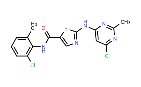 CAS 302964-08-5 | 2-((6-Chloro-2-methylpyrimidin-4-yl)amino)-N-(2-chloro-6-methylphenyl)thiazole-5-carboxamide