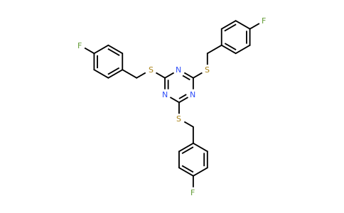 CAS 303091-06-7 | 2,4,6-Tris((4-fluorobenzyl)thio)-1,3,5-triazine