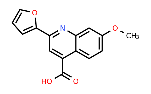 CAS 303100-33-6 | 2-(Furan-2-yl)-7-methoxyquinoline-4-carboxylic acid