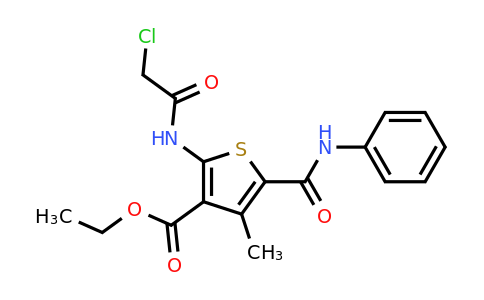 CAS 303136-32-5 | ethyl 2-(2-chloroacetamido)-4-methyl-5-(phenylcarbamoyl)thiophene-3-carboxylate