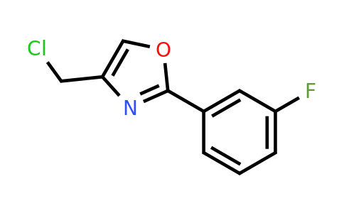CAS 303224-30-8 | 4-(Chloromethyl)-2-(3-fluorophenyl)-1,3-oxazole