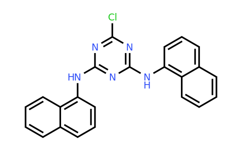 CAS 30355-07-8 | 6-Chloro-N2,N4-di(naphthalen-1-yl)-1,3,5-triazine-2,4-diamine