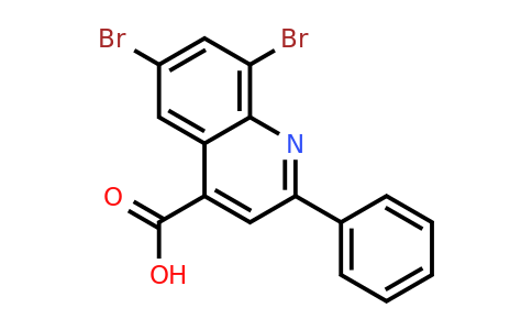 CAS 303793-47-7 | 6,8-Dibromo-2-phenylquinoline-4-carboxylic acid
