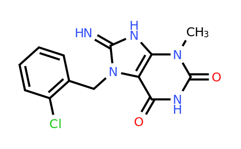 CAS 303973-72-0 | 7-[(2-chlorophenyl)methyl]-8-imino-3-methyl-2,3,6,7,8,9-hexahydro-1H-purine-2,6-dione