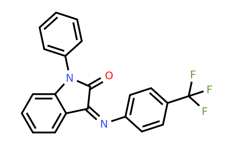 CAS 303984-47-6 | 1-Phenyl-3-((4-(trifluoromethyl)phenyl)imino)indolin-2-one