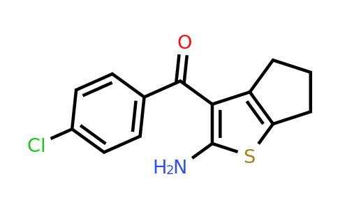 CAS 304018-04-0 | 3-(4-chlorobenzoyl)-4H,5H,6H-cyclopenta[b]thiophen-2-amine