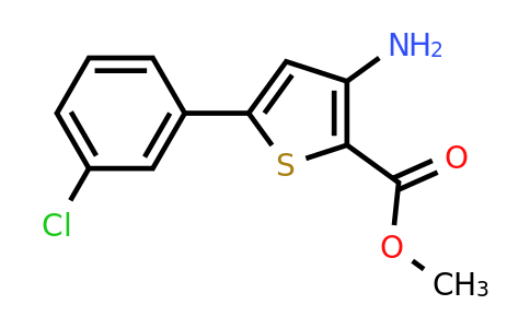 CAS 304477-85-8 | Methyl 3-amino-5-(3-chlorophenyl)thiophene-2-carboxylate