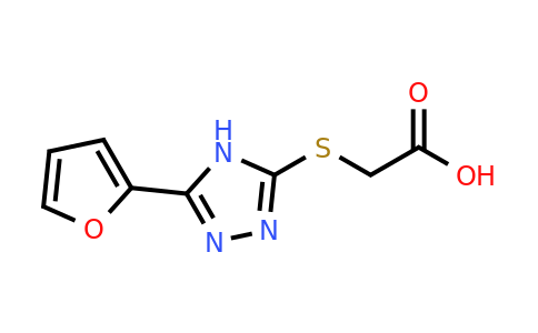 CAS 30452-55-2 | 2-((5-(Furan-2-yl)-4H-1,2,4-triazol-3-yl)thio)acetic acid