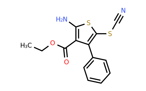 CAS 304646-76-2 | ethyl 2-amino-5-(cyanosulfanyl)-4-phenylthiophene-3-carboxylate