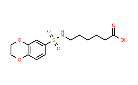 CAS 304694-75-5 | 6-(2,3-dihydro-1,4-benzodioxine-6-sulfonamido)hexanoic acid