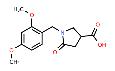 CAS 304858-45-5 | 1-[(2,4-dimethoxyphenyl)methyl]-5-oxopyrrolidine-3-carboxylic acid