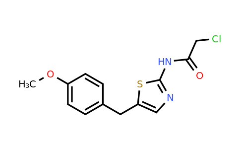 CAS 304895-22-5 | 2-Chloro-N-{5-[(4-methoxyphenyl)methyl]-1,3-thiazol-2-yl}acetamide