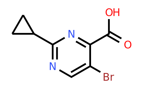 CAS 304902-95-2 | 5-Bromo-2-cyclopropylpyrimidine-4-carboxylic acid