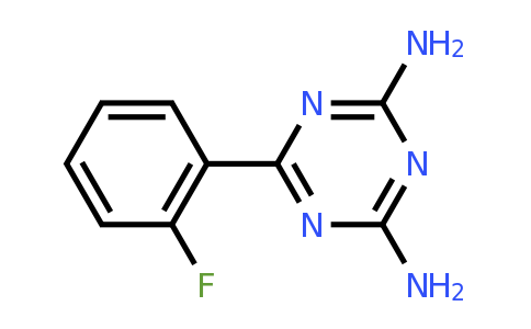 CAS 30530-42-8 | 6-(2-Fluorophenyl)-1,3,5-triazine-2,4-diamine