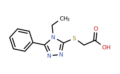 CAS 305337-11-5 | 2-[(4-ethyl-5-phenyl-4H-1,2,4-triazol-3-yl)sulfanyl]acetic acid