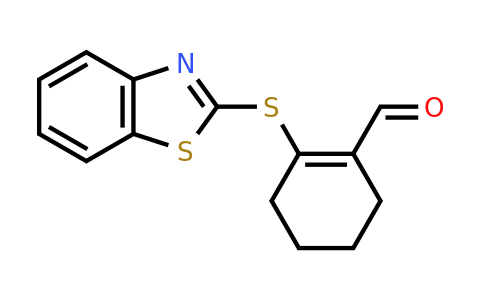 CAS 305343-16-2 | 2-(1,3-benzothiazol-2-ylsulfanyl)cyclohex-1-ene-1-carbaldehyde