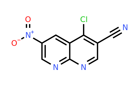 CAS 305370-84-7 | 4-chloro-6-nitro-1,8-naphthyridine-3-carbonitrile
