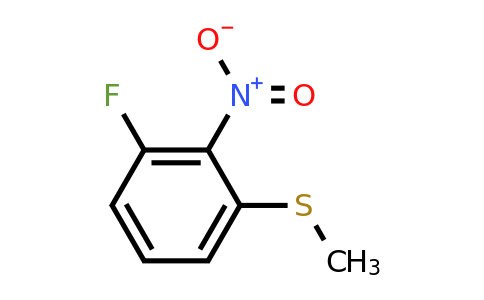 CAS 305811-06-7 | 1-fluoro-3-(methylsulfanyl)-2-nitrobenzene