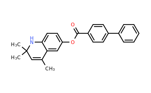 CAS 305811-90-9 | 2,2,4-Trimethyl-1,2-dihydroquinolin-6-yl [1,1'-biphenyl]-4-carboxylate