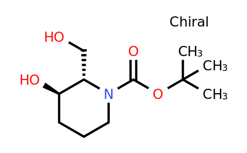 CAS 305838-43-1 | tert-butyl (2S,3R)-3-hydroxy-2-(hydroxymethyl)piperidine-1-carboxylate