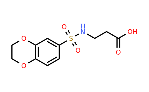 3-(2,3-dihydro-1,4-benzodioxine-6-sulfonamido)propanoic acid