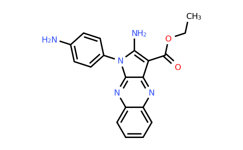 CAS 306278-66-0 | ethyl 2-amino-1-(4-aminophenyl)-1H-pyrrolo[2,3-b]quinoxaline-3-carboxylate