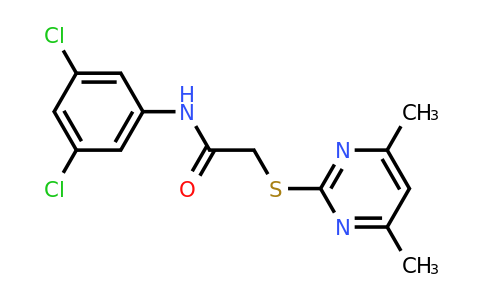 CAS 306730-43-8 | N-(3,5-Dichlorophenyl)-2-((4,6-dimethylpyrimidin-2-yl)thio)acetamide
