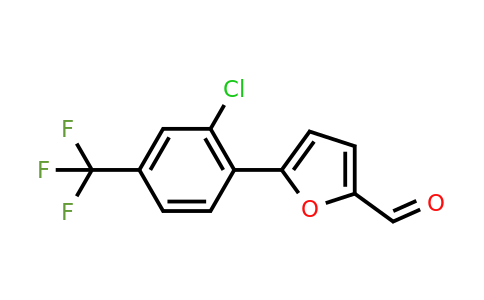 CAS 306936-04-9 | 5-(2-Chloro-4-(trifluoromethyl)phenyl)furan-2-carbaldehyde