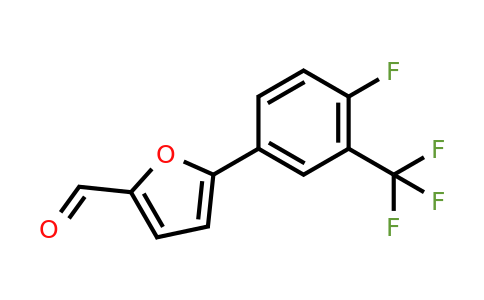CAS 306936-05-0 | 5-(4-Fluoro-3-(trifluoromethyl)phenyl)furan-2-carbaldehyde