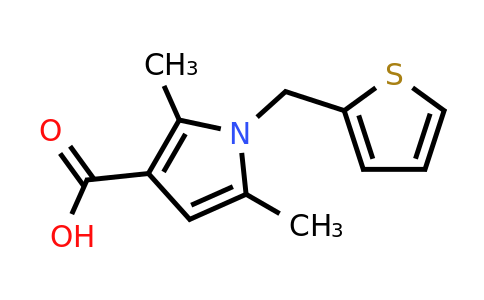 CAS 306936-14-1 | 2,5-Dimethyl-1-(thiophen-2-ylmethyl)-1H-pyrrole-3-carboxylic acid