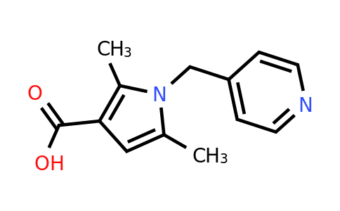 CAS 306936-15-2 | 2,5-Dimethyl-1-(pyridin-4-ylmethyl)-1H-pyrrole-3-carboxylic acid