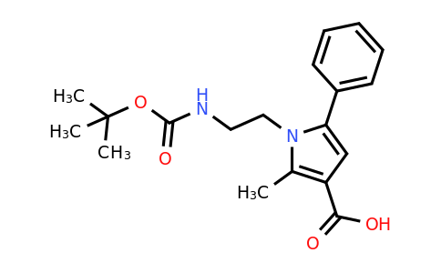 CAS 306936-27-6 | 1-(2-((tert-Butoxycarbonyl)amino)ethyl)-2-methyl-5-phenyl-1H-pyrrole-3-carboxylic acid