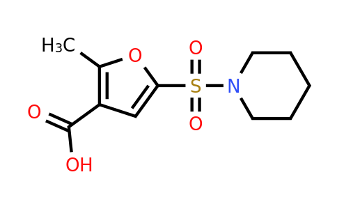 CAS 306936-38-9 | 2-Methyl-5-(piperidinosulfonyl)-3-furoic acid