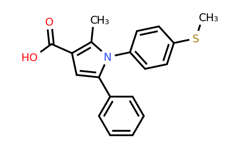 CAS 306936-46-9 | 2-Methyl-1-(4-(methylthio)phenyl)-5-phenyl-1H-pyrrole-3-carboxylic acid