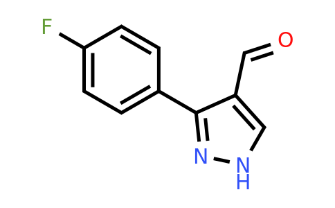 CAS 306936-57-2 | 3-(4-Fluorophenyl)-1H-pyrazole-4-carbaldehyde