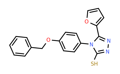CAS 306936-84-5 | 4-(4-(Benzyloxy)phenyl)-5-(furan-2-yl)-4H-1,2,4-triazole-3-thiol
