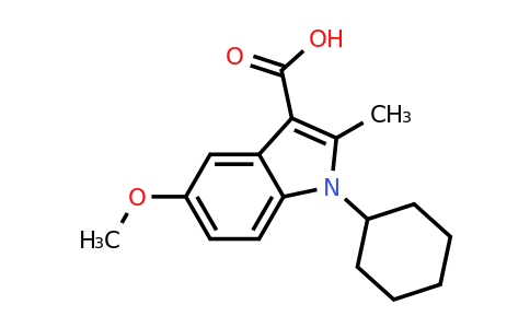 CAS 306957-33-5 | 1-cyclohexyl-5-methoxy-2-methyl-1H-indole-3-carboxylic acid