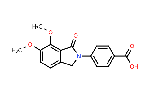 CAS 306957-61-9 | 4-(6,7-Dimethoxy-1-oxoisoindolin-2-yl)benzoic acid