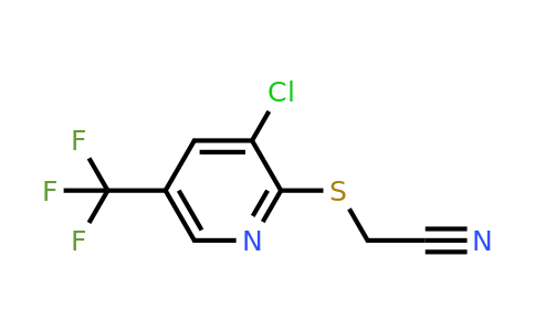 CAS 306976-81-8 | 2-((3-Chloro-5-(trifluoromethyl)pyridin-2-yl)thio)acetonitrile