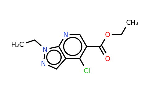 CAS 30720-25-3 | Ethyl-4-chloro-1-ethyl-1H-pyrazole [3,4]pyridine-5-carboxylate