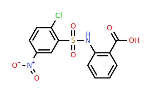CAS 307336-09-0 | 2-(2-chloro-5-nitrobenzenesulfonamido)benzoic acid