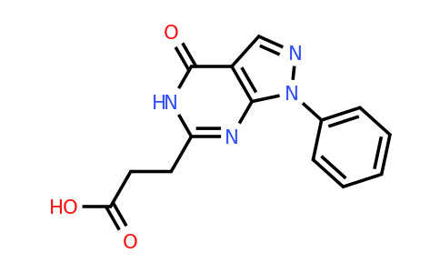 CAS 307341-29-3 | 3-{4-oxo-1-phenyl-1H,4H,5H-pyrazolo[3,4-d]pyrimidin-6-yl}propanoic acid