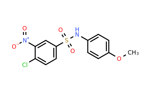 CAS 30751-26-9 | 4-Chloro-N-(4-methoxyphenyl)-3-nitrobenzenesulfonamide