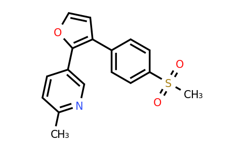 CAS 307531-96-0 | 2-Methyl-5-(3-(4-(methylsulfonyl)phenyl)furan-2-yl)pyridine