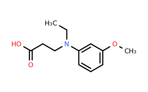 CAS 307923-93-9 | 3-(Ethyl(3-methoxyphenyl)amino)propanoic acid